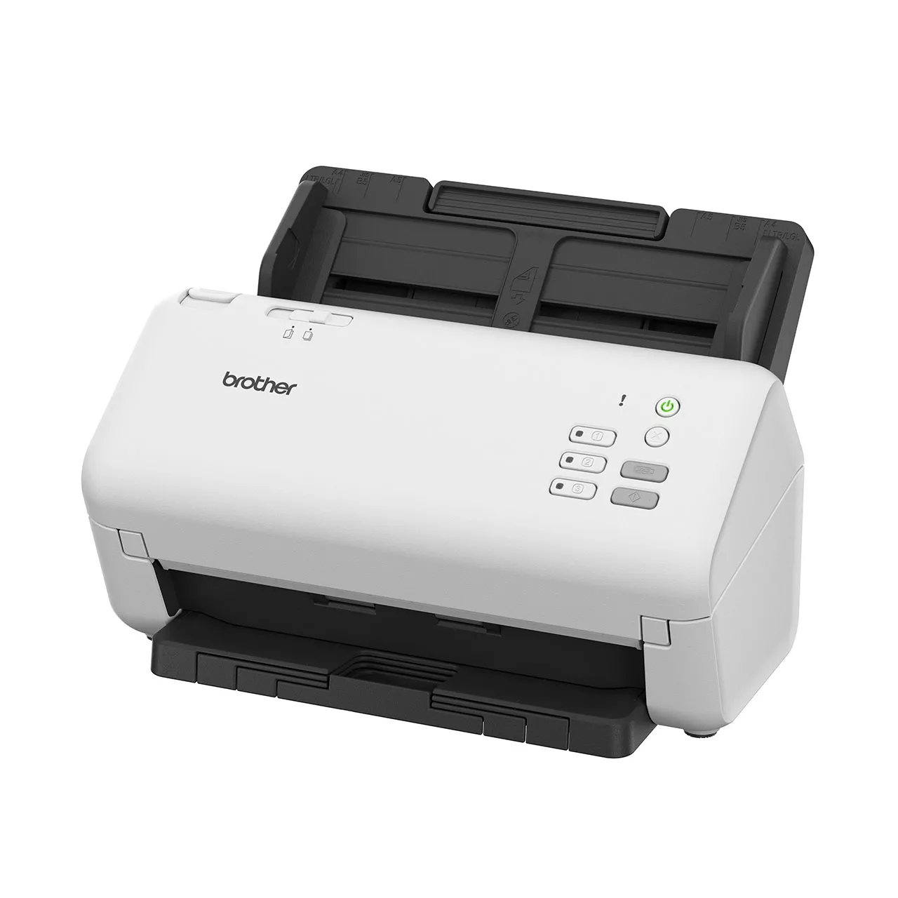 Brother ADS-4300N Máy scan Left side View