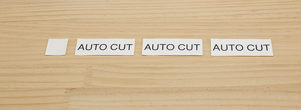 Auto cut function