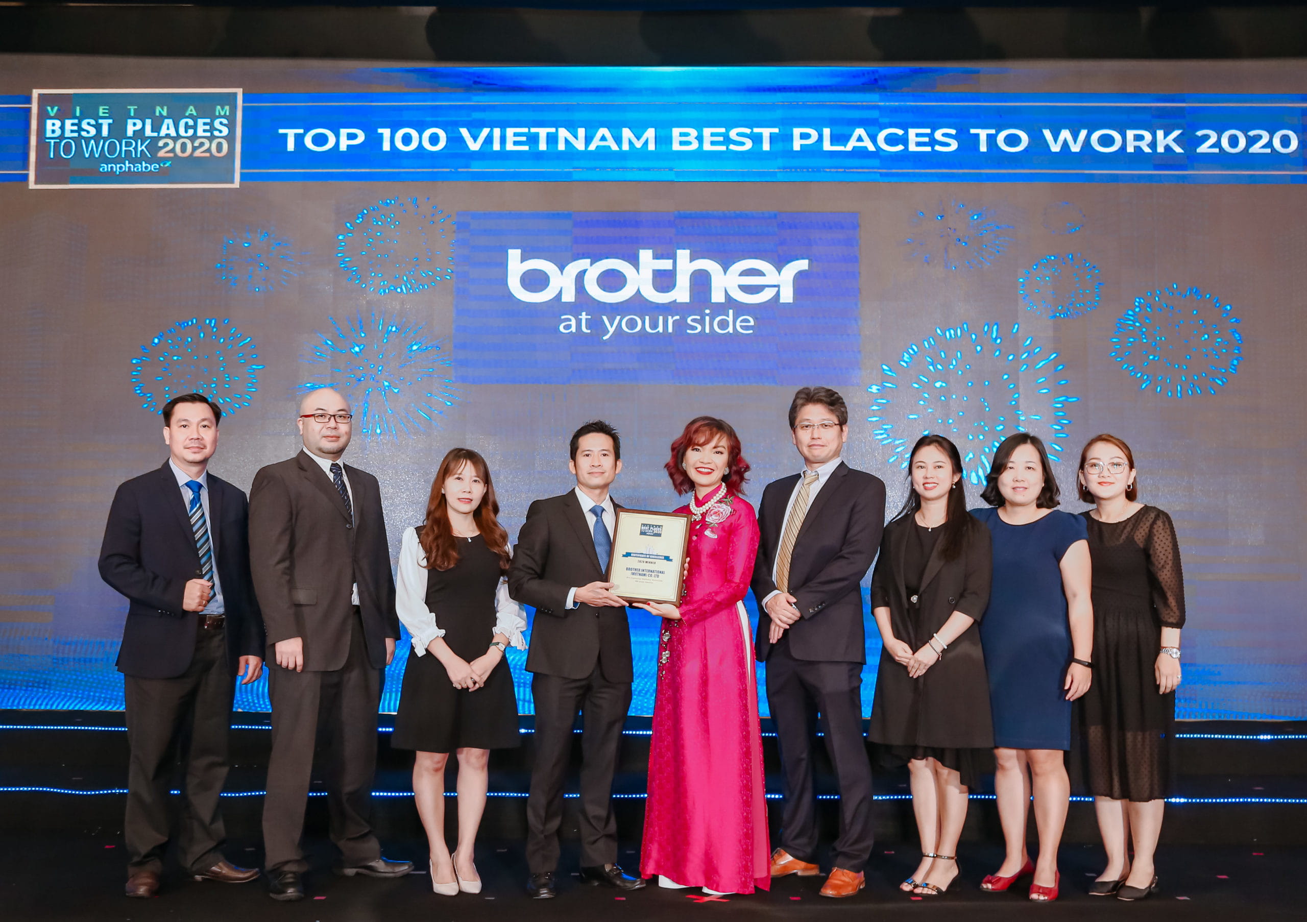 Brother International Việt Nam trở thành top 100 doanh nghiệp có môi trường làm việc tốt nhất Việt Nam
