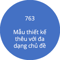 763 Mẫu thiết kế thêu với đa dạng chủ đề
