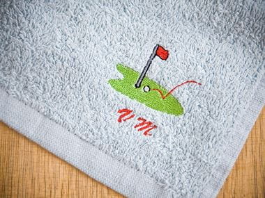 Embroidery golftowel
