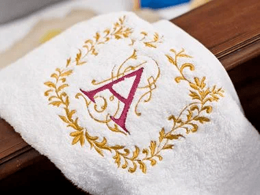 Embroidery-towelmono