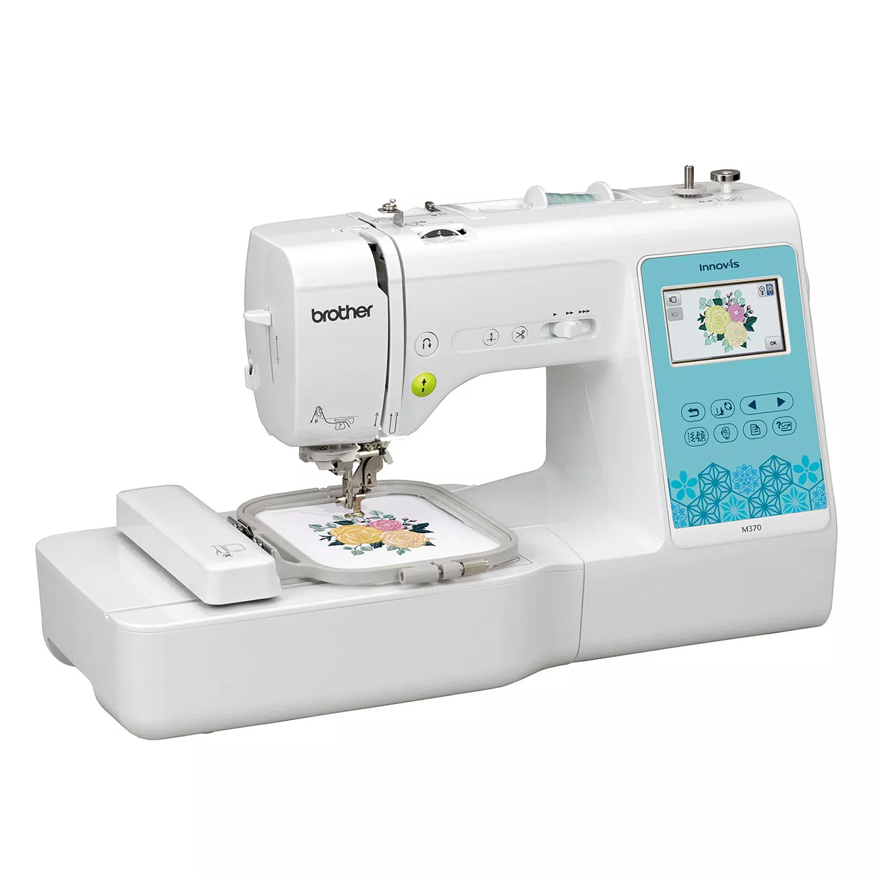 Brother Innov-is M370 Máy may, thêu và chần bông Mặt bên phải1