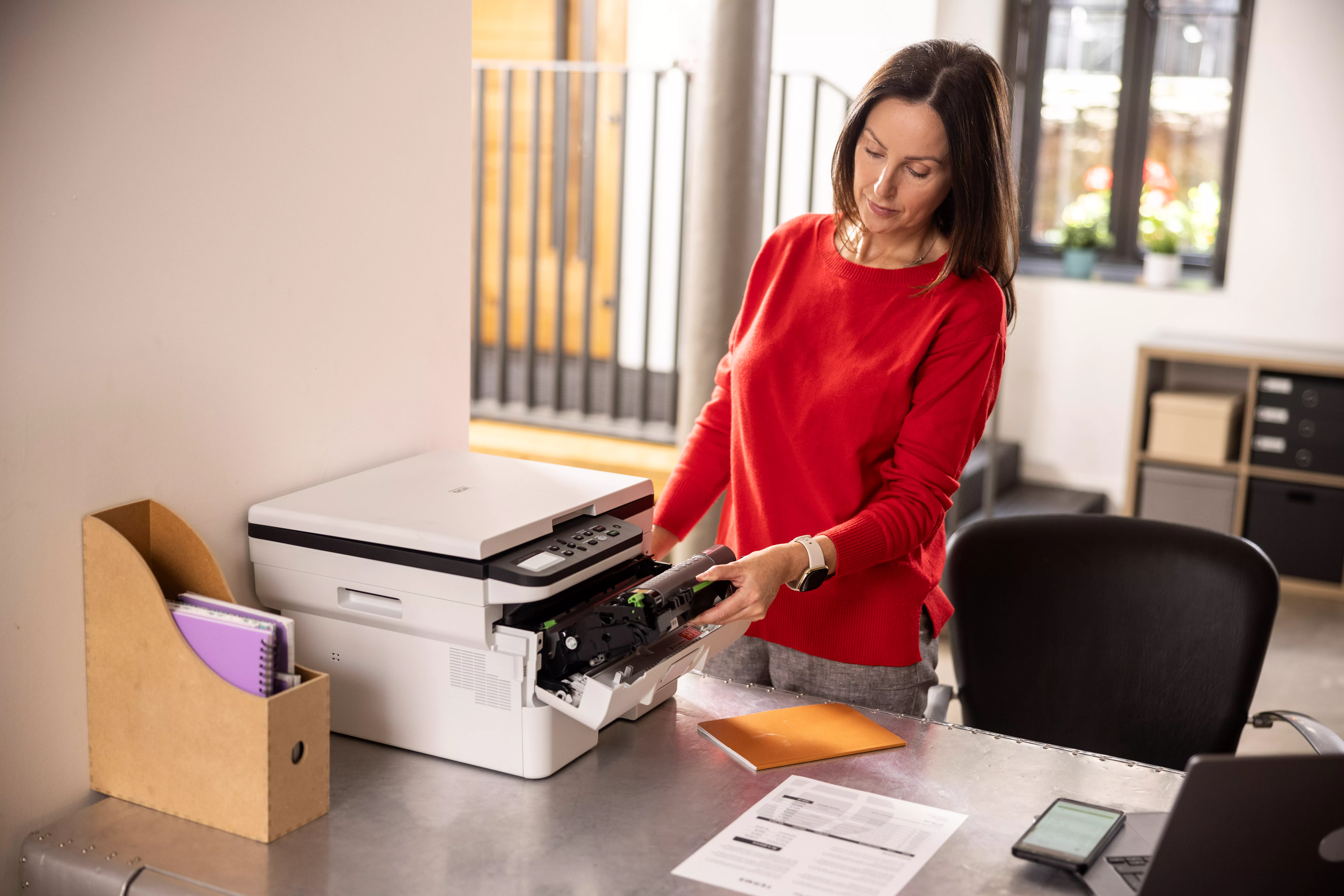 Máy in laser sử dụng mực gì?