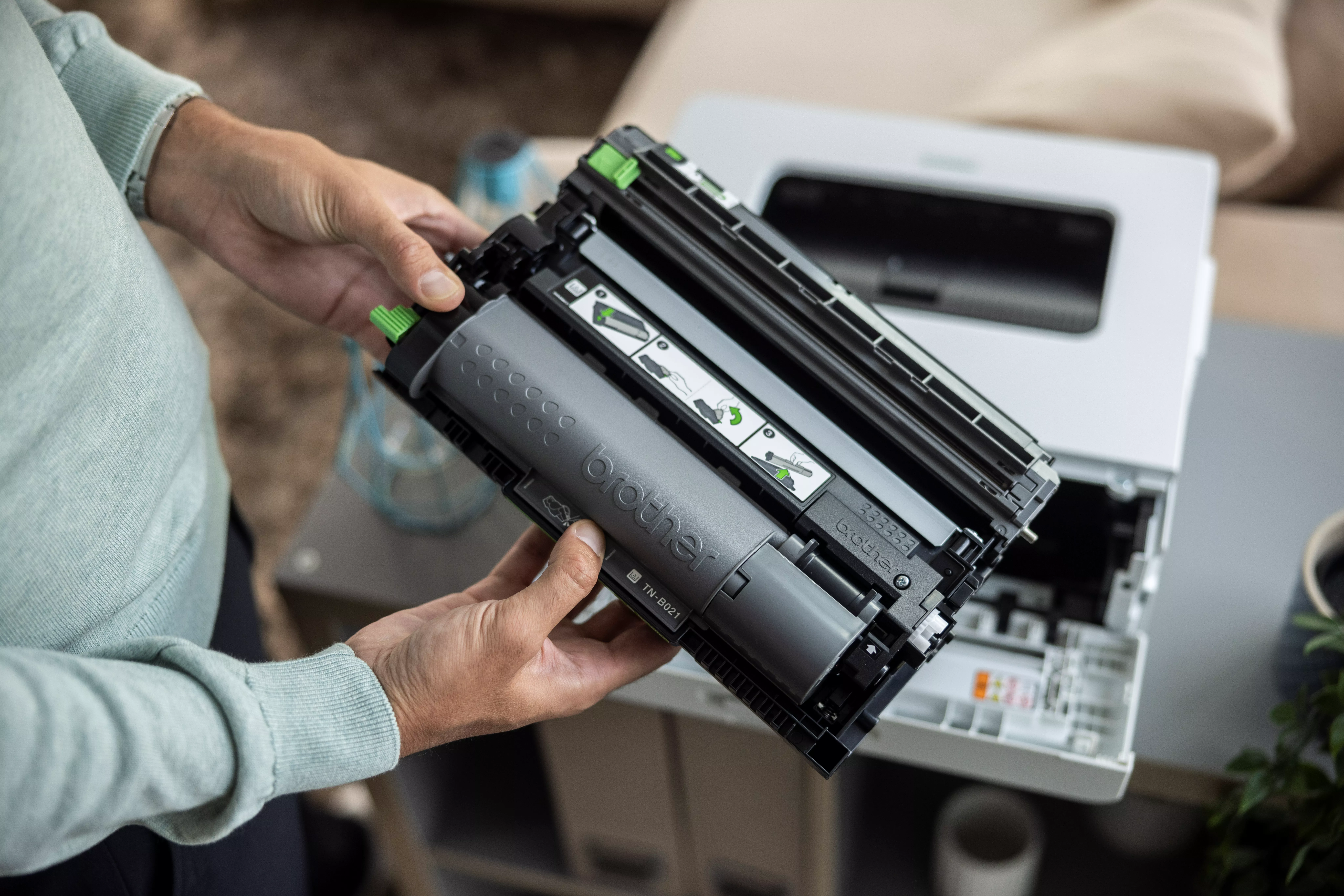 Vì sao cần tách biệt hộp mực và trống từ?