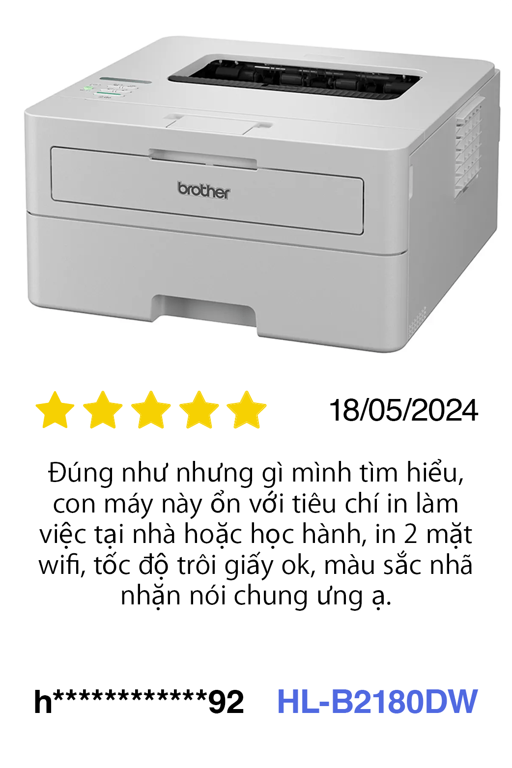 Brother HL-B2180DW Máy In Laser review