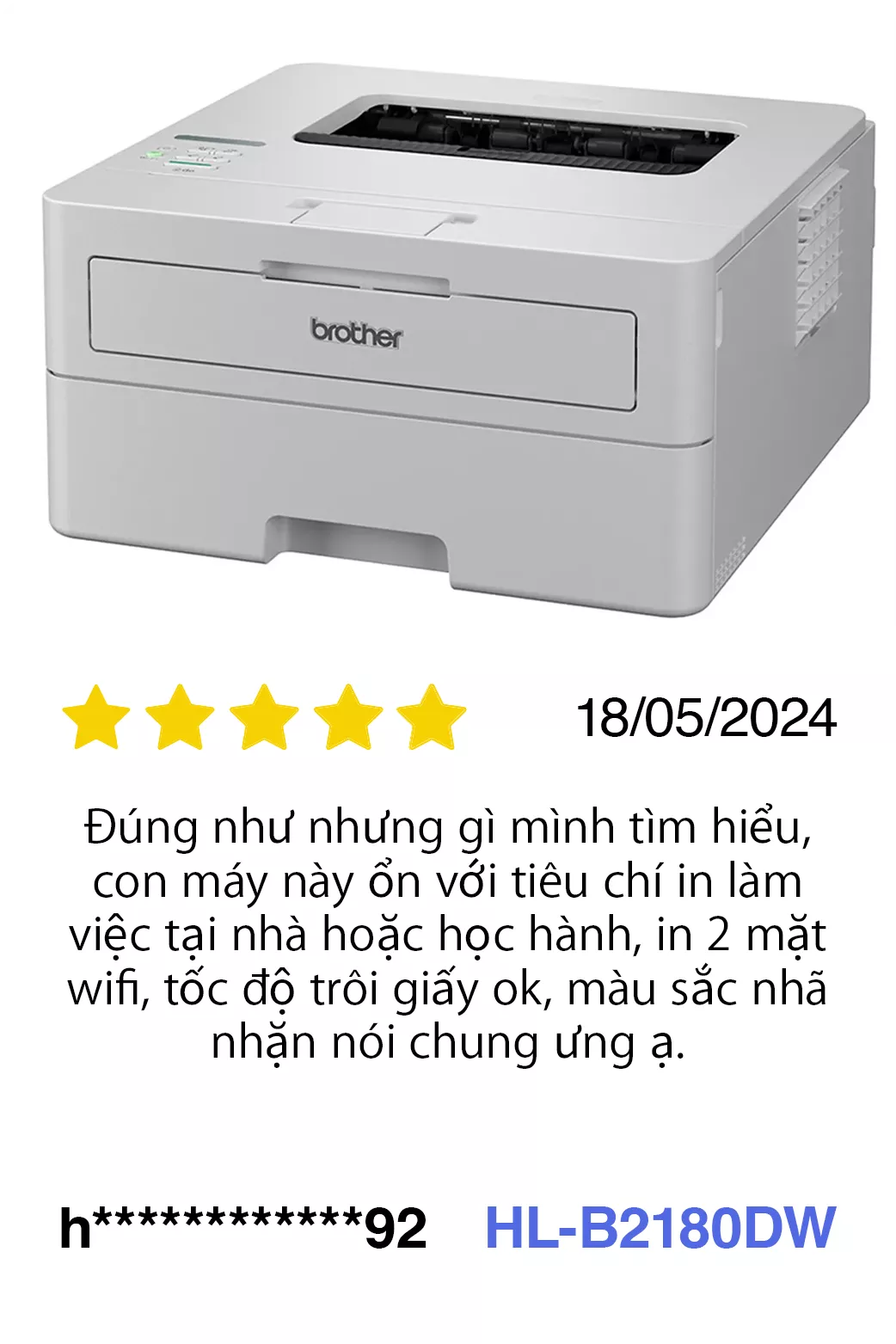 Brother HL-B2180DW Máy In Laser review