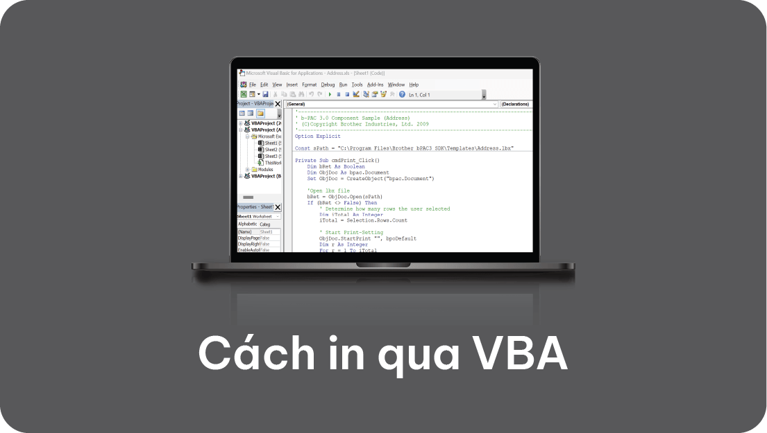 How to Print Through VBA