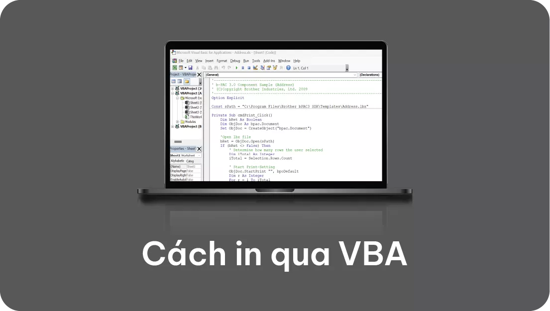 How Print Through VBA