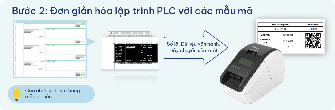 PLC Step 2 - QL820NWB