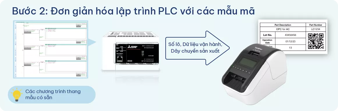 PLC Step 2 - QL820NWB
