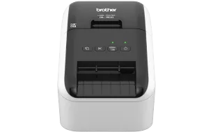 Anh nhà và máy in nhãn văn phòng nhỏ