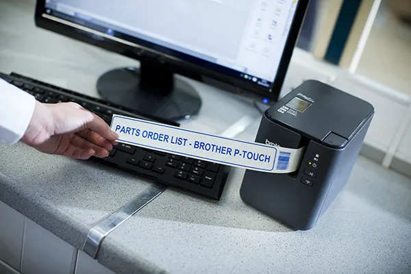 A variety of label widths