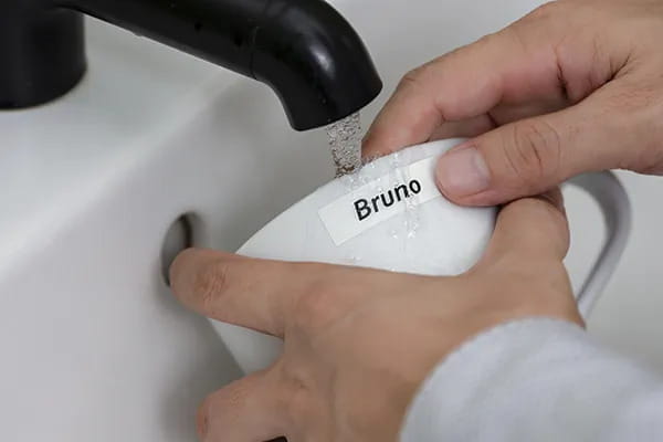 Durable TZe laminated label