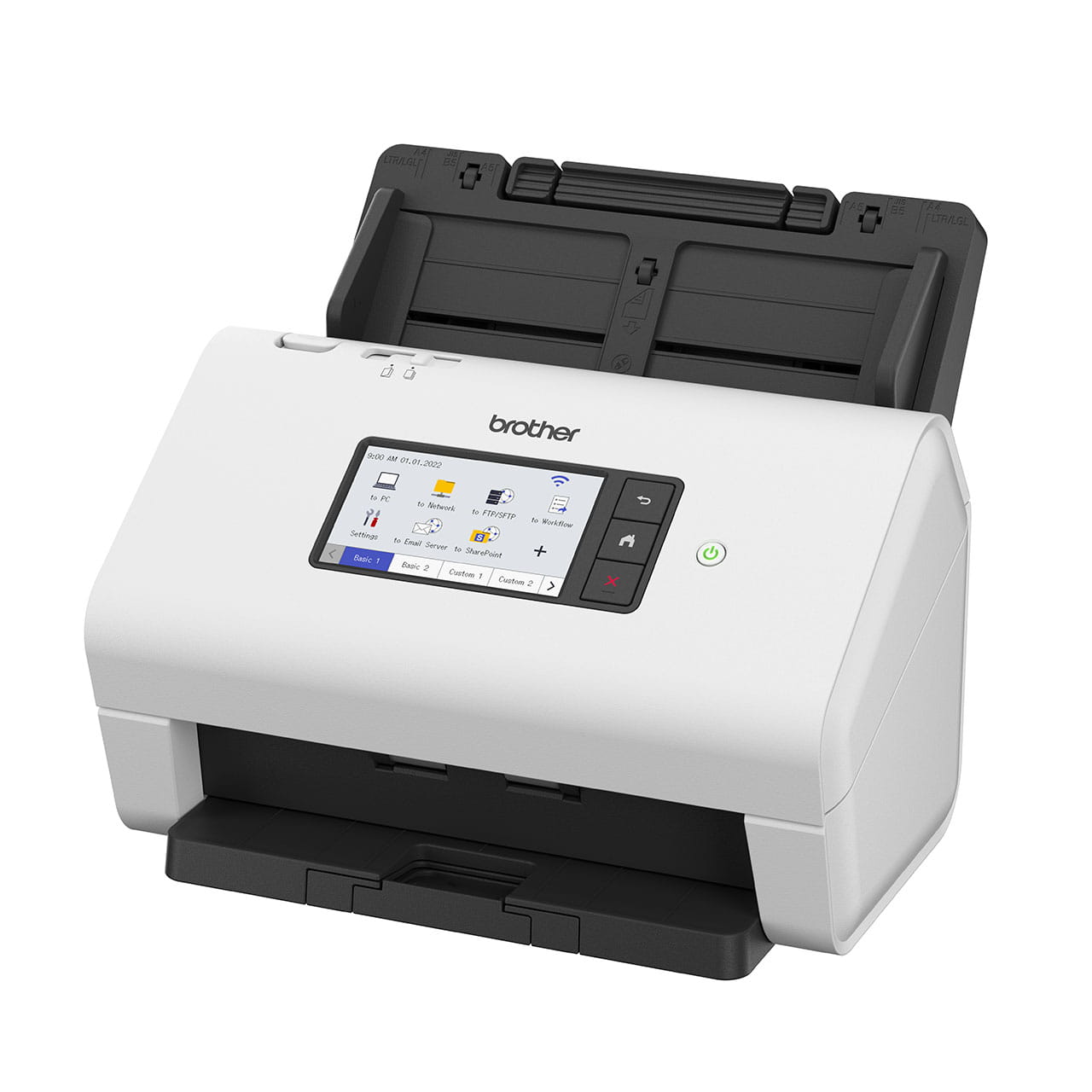 Brother ADS-4900W Máy scan Mặt bên trái